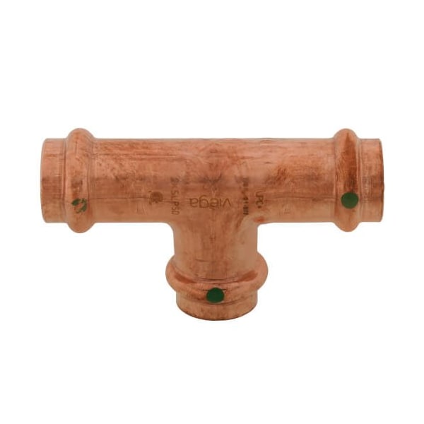 Viega ProPress tee P1 0.5 P2 0.5 P3 0.5 copper 77377 - main
