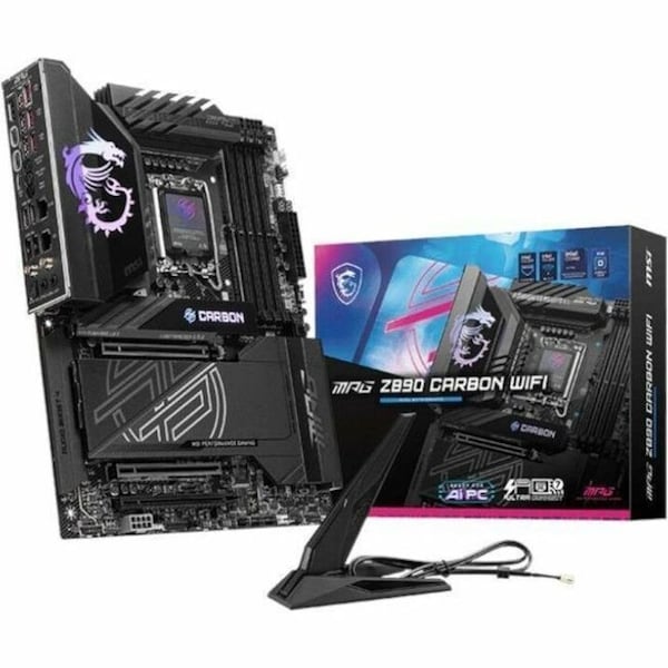 Msi MPG Z890 CARBON ATX GAMING MOTHERBOARD LGA 1851 for Intel Core Ultra CPU Z890CARBONWIFI - main