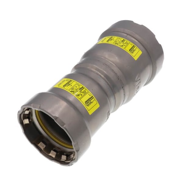 Viega MegaPressG reducer P1 1.5 P2 1.25 carbon steel zinc-nickel coating 25956 - main