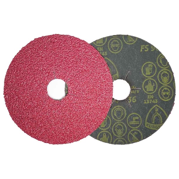 Klingspor FS 964 Fiber Disc, 7" x 7/8 x 36 Grit, 25PK 964 036G17822 - main