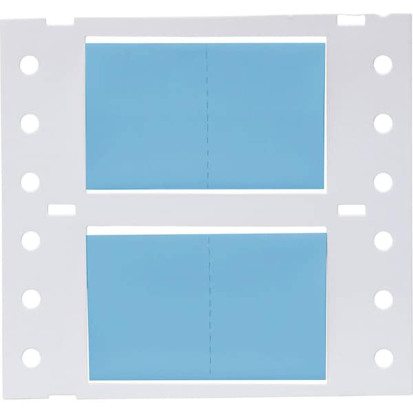 Brady PermaSleeve HX Heat Shrink Double Sided Wire Marking Sleeves, 0.75 in. x 1 in. W, Blue, Roll of 5000 2HX-750-2-BL-J-2 - main