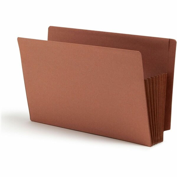 Smead HEAVY-DUTY REDROPE END TAB TUFF POCKETS, 7in EXPANSION, LEGAL SIZE, REDROPE, 5PK 74795 - main