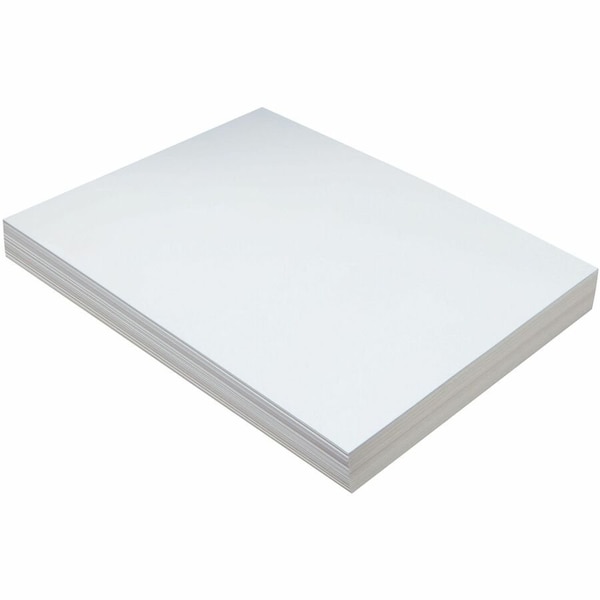 Pacon Heavyweight Tagboard, White, 9" x 12", 100 Sheets Per Pack, PK2 5211 - main