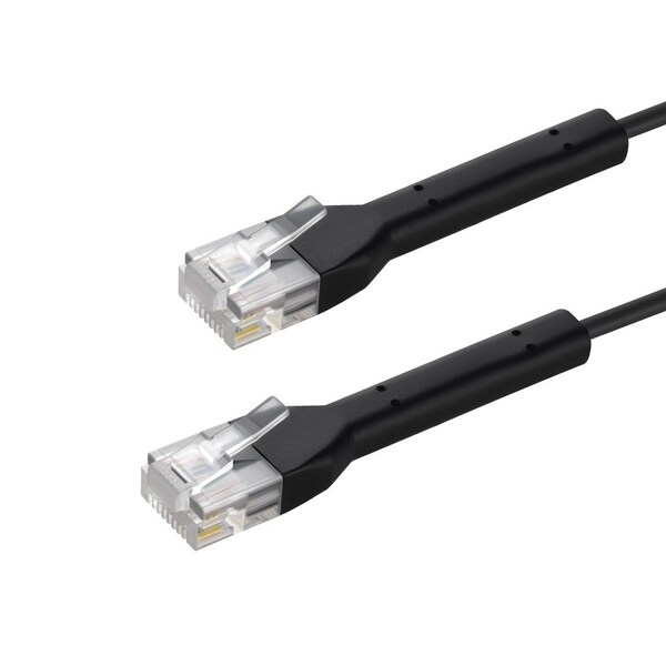 Monoprice Cat6A Ethernet Patch Cable - Bendable UTP 30AWG 10ft Black 49131 - main