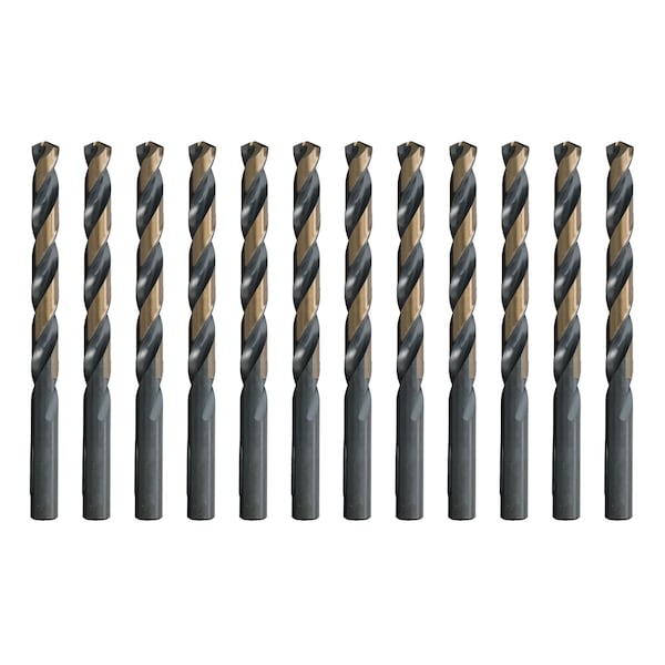 Zoro 1/16" Drill Bit, Heavy-Duty M2-Premium HSS Jobber Length Split Point Black/Gold Finish ZDB-01-1/16 - main