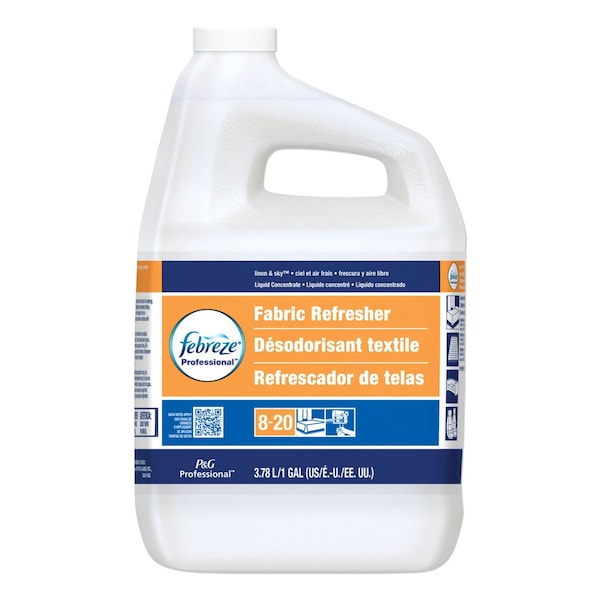 Febreze Professional Deep Penetrating Fabric Refresher, Linen and Sky, 1 gal Closed-Loop Plastic Jug, 2PK 11763 - main