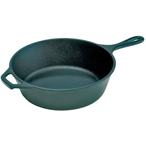 Lodge Deep Skillet, 10-1/4 in Dia, Cast Iron, Black L8DSK3 - main