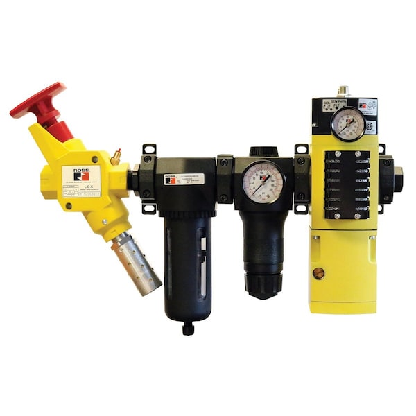 Ross Controls Safe Air Entry Assembly with M35 Series Safe Exhaust Valve M35XLL2U40NAEXABGA - main