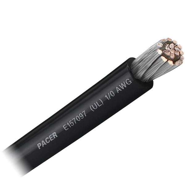 Magneticismmagnetismo WUL1-0BK-FT 1-0 Awg Pacer Battery Cable, Black MA3452557 - main