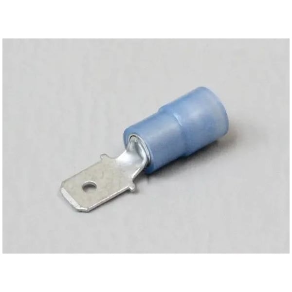 Nichifu Half-Insulated Disconnect Terminals, Extra Copper Sleeve, Male, AWG 14 TMDEN 480520-M-BCL - main