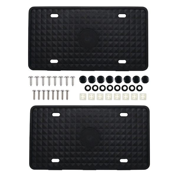 Performance Tool Silicone License Plate Frame, Rust Proof, Weather Proof, Drainage Slits W1295 - main