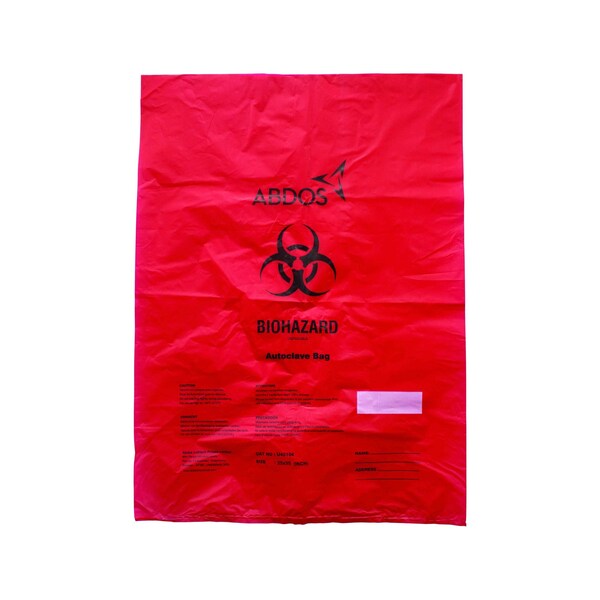 United Scientific Biohazard Disposable Bags, PP, 25in x 35in, 200PK UNU40104 - main