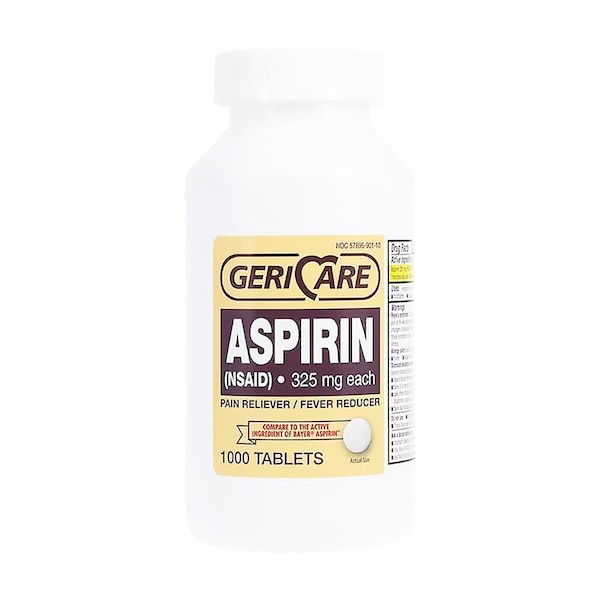 Geri-Care Aspirin Tablets 325mg, 1000PK 4080254 - main