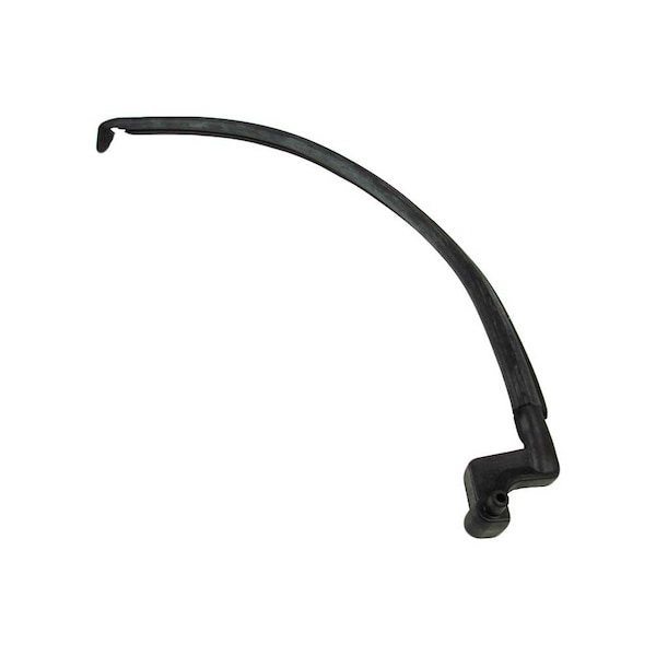 K&M Mfg Cab Door/Upper with Tails Seal for John Deere 2040-2050/3040/3150/30-55, Black Rubber 3093 - main