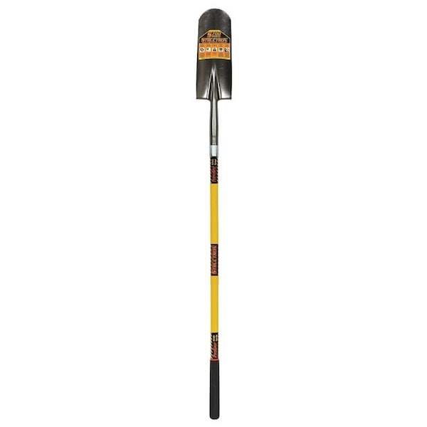 Structron S700 Drain Spade Shovel, 6 in W 14 ga Steel Blade, 48 in L Fiberglass Handle 49736 - main