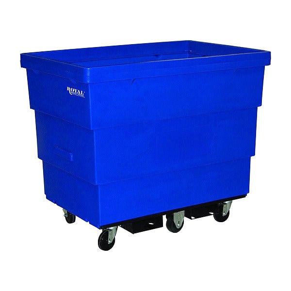 Royal Basket Trucks Cube Truck, Blue, Rubber G13-BLX-RFE-4HNN - main