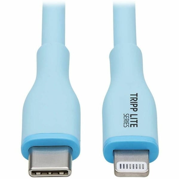 Eaton EATON USB-C To Lightning Sync/charge Antibacterial Cable Ultra Flexible Mf M102AB-006-S-LB - main
