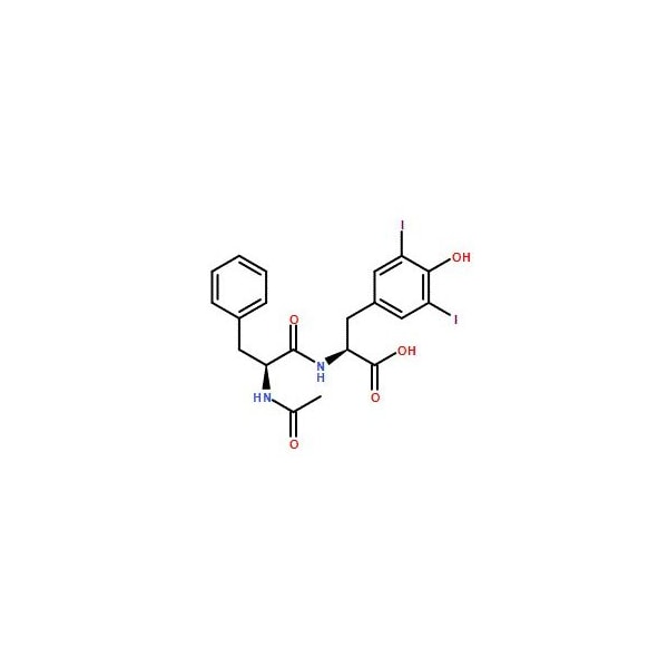 Ak Scientific N-Acetyl-L-phenylalanyl-3, 5-diiodo-L-tyrosine (100mg), CAS 3786-08-1 7510AH-100mg - main