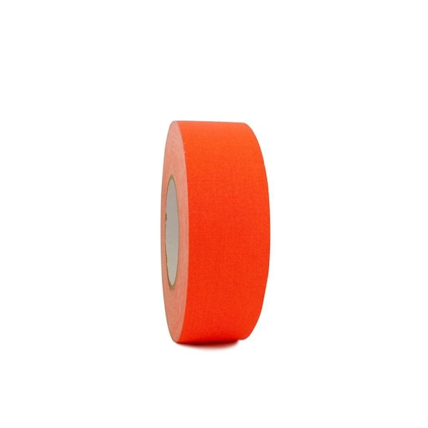 Wod Tape GTMC12F Premium Grade Gaffer Tape Fluorescent Orange 57 in. X 60 yds. WOD GTMC12F-59500-LOG-60-FOR - main