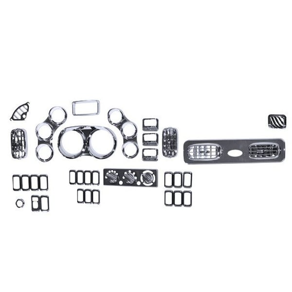 Ilc PETERBILT 379 YEAR 2007 CHROME DASH BEZEL AND TRIM KIT Replacement Body Panel PETE 379 2007 CHROME DASH BEZEL AND TRIM KIT - main