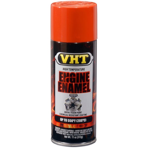 Vht Engine Paint VHT Heat Resistant to 550 Degrees Fahrenheit; Chrysler Hemi-Orange; 11 Ounce Aerosol SP120 - main