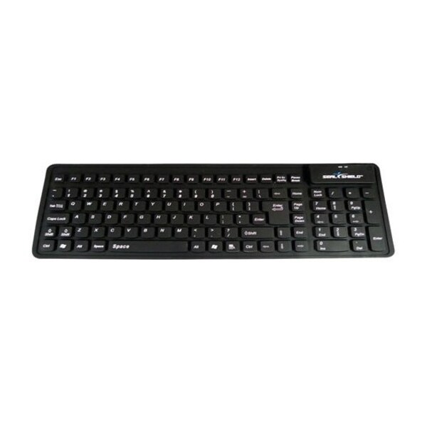 Sealshield SEAL FLEX WASHABLE KEYBOARD, SILICONE RUBBER, FLEXIBLE, SUPERIOR TACTILE RESPONS SSF106 - main
