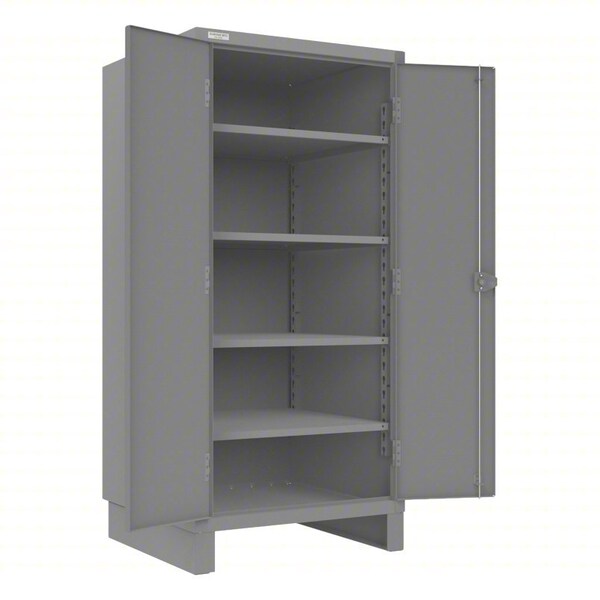 Durham Mfg Storage Cabinet, 78 in H, 36 1/4 in W, 36 1/4 in D, Swing, Padlockeable, 4 Shelves HDC-363678-4S95 - main
