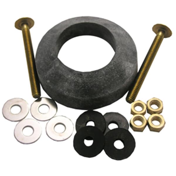 Westlake Pipe & Fittings Toilet Tank To Bowl Bolt Kit with Recessed Gasket 4/1/3807 - main