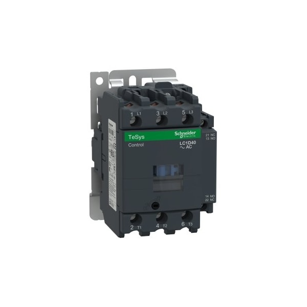Schneider Electric IEC Magnetic Contactor, 1NC/1NO, 3 P, Non-Reversing, Screw LC1D40G7 - main