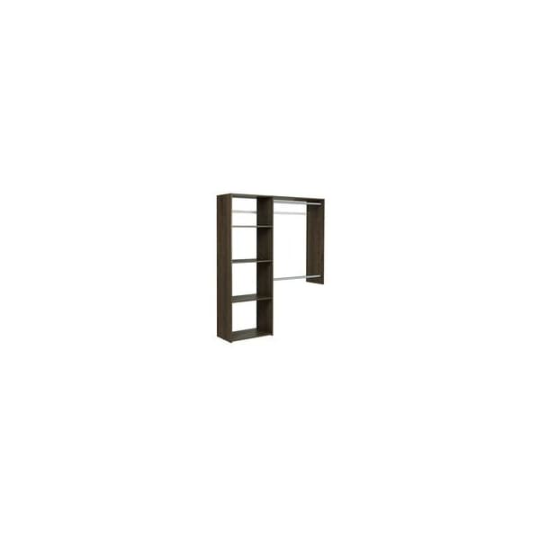 Easy Track 3ft-5ft W Deluxe Shelving Closet Kit, Truffle OK7248-T - main