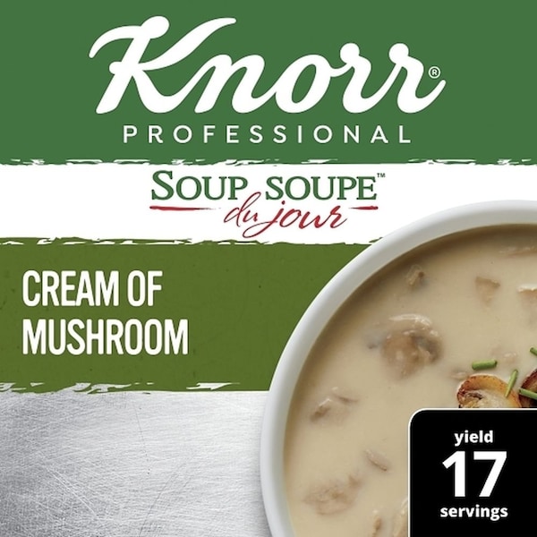 Knorr Professional Soup Du Jour Cream of Mushroom, 19.6 Ounce, 4PK 84126761 - main