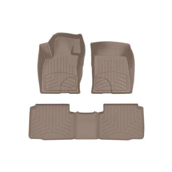 Weathertech Tan, Front and Rear FloorLiner HP 451587-1-2IM - main