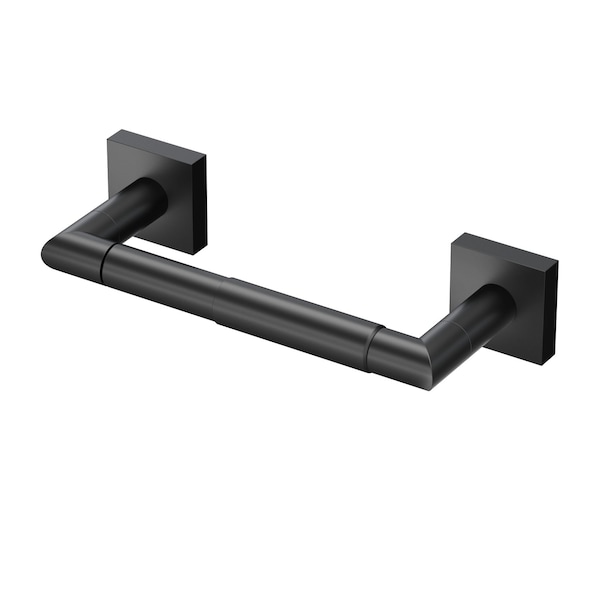 Gatco Glam Too Standard Toilet Paper Holder, Matte Black 5633BMX - main