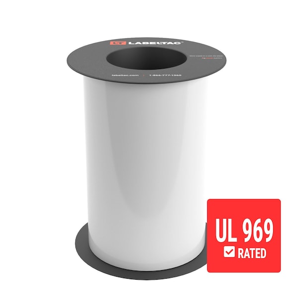 Labeltac UL 969-Approved LabelTac Supply 8in x 75ft LT9 Only, White LT802UL-C - main