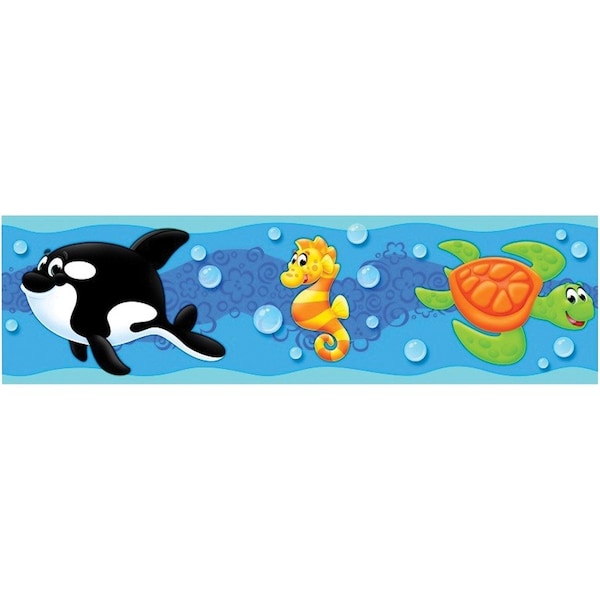 Trend Enterprises Sea Buddies™ Bolder Borders®, 35.75 Feet/Pack, PK6 T85130 - main