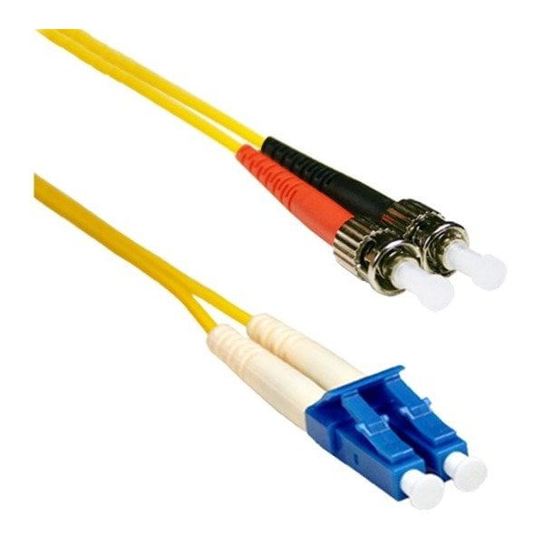 Enet 1M St/Lc Duplex Single-Mode 9/125 Os1 Or Better Yellow Fiber STLC-SM-1M-ENC - main