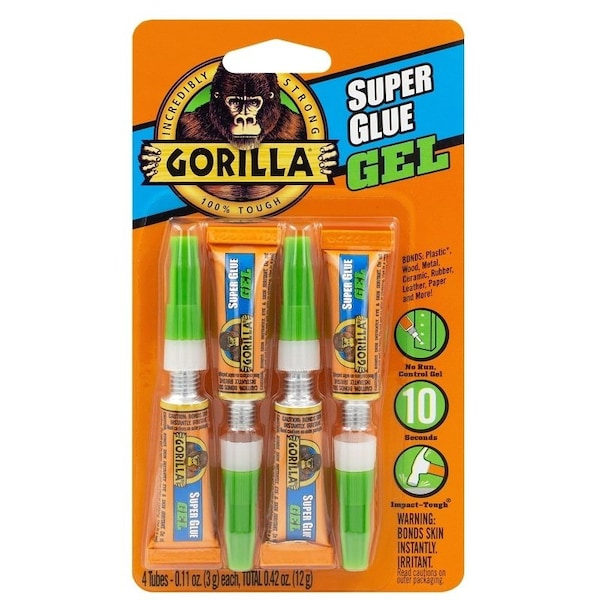 Gorilla Glue GLUE SUPER GEL 3GM TUBE 105809 - main