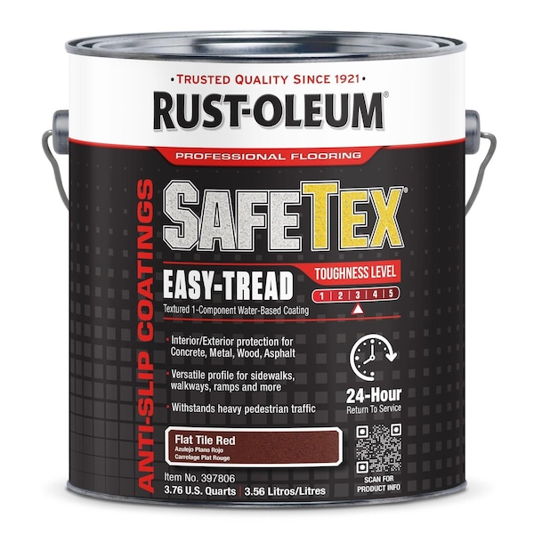 Rust-Oleum Epoxy Coating, Red, 1 gal, Can 397806 - main