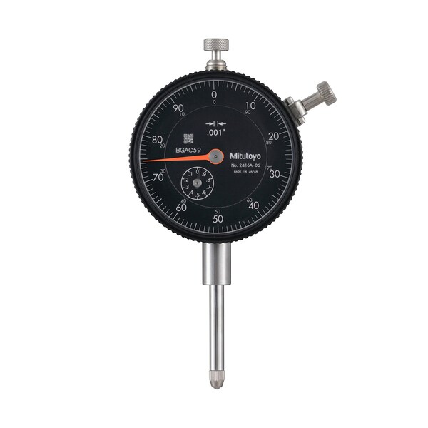 Mitutoyo Dial Indicator, .001, 1 In, 3/8, LB 2416A-06 - main