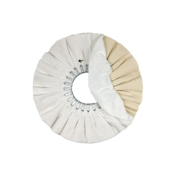 Renegade Products Usa Combination Airway Buffing Wheels, 10 Inch, Flannel-UBM, No Center Plate FAW10X3N2-20PDF/86UBM - main