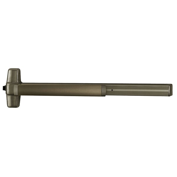 Von Duprin Grade 1 Mortise Exit Bar, 36in Device, Exit Only, Hex Dogging, Aged Bronze Finish, Field Reversible 9975EO 3 643E - main