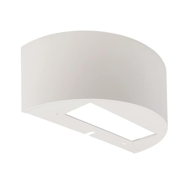 Keystone Half moon shell. White. Used on series 5 full cutoff wall packs KT-WPLED-M5-HM-1-KIT-W - main