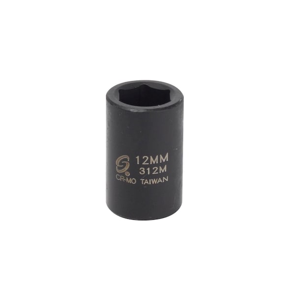 Sunex 3/8 in Drive 12Mm Impact Socket 312M - main
