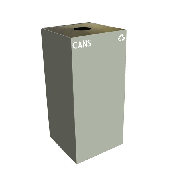 Witt Industries 32 gal Square Slate, Metal 32GC01-SL - main