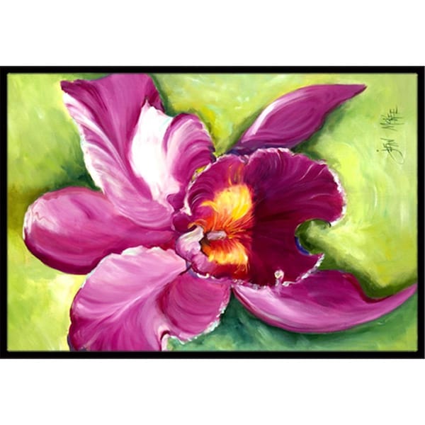 Carolines Treasures JMK1120JMAT Orchid Indoor & Outdoor Mat, 24 x 36 in. JMK1120JMAT - main
