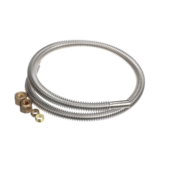 Imperial Flex Tube without Fittings, 3/8in x 28in, Stainless Steel 34679-28 - main