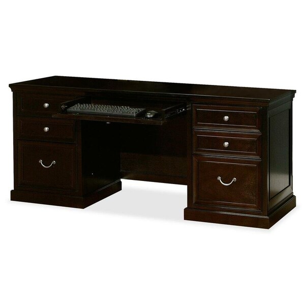 Martin Furniture Fulton Computer Credenza - Fully Assembled - Espresso FL689 - main