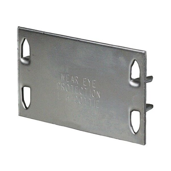 Dottie L.H. Dottie 1-1/2'' x 2-3/4'' 16 Gauge Safety Plate (500 pc Pail), 500PK 41P - main