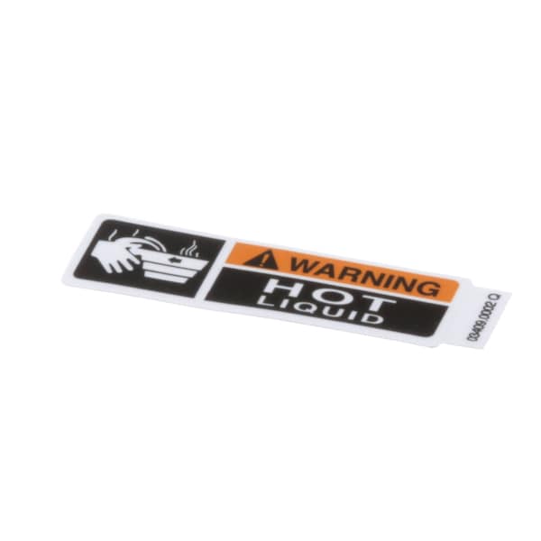 Bunn DECAL, WARNING-HOT LIQUID 03409.0002 - main