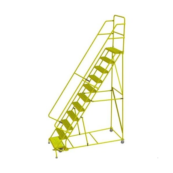 Tri-Arc Step11 Steel Rolling Ladder, W/24"Wx10 KDSR111242-Y - main